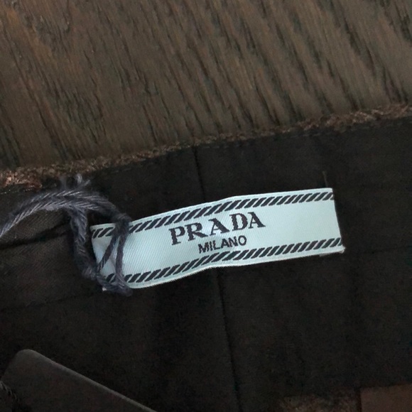 NWT Prada brown wool pants - Picture 4 of 6